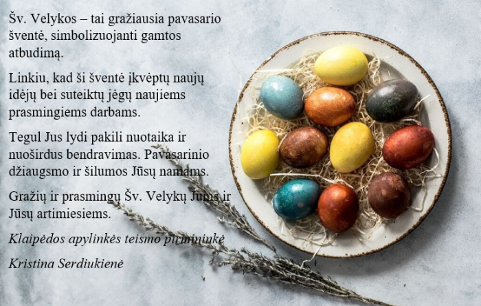 Su Šv. Velykomis!