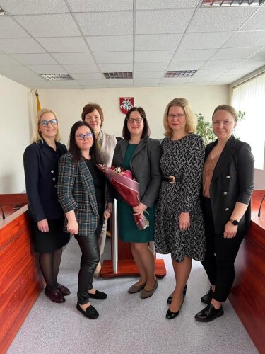 Teisme darbą pradėjo teisėja Jolanta Jasutienė 