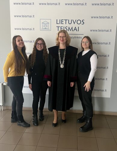 Projektas „Diena su teisėju“ Klaipėdos apylinkės teisme
