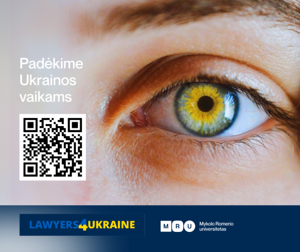 Lietuvos teisininkai vienijasi iniciatyvoje „Teisininkai už Ukrainą“: kviečiame prisidėti prie paramos Ukrainos vaikams