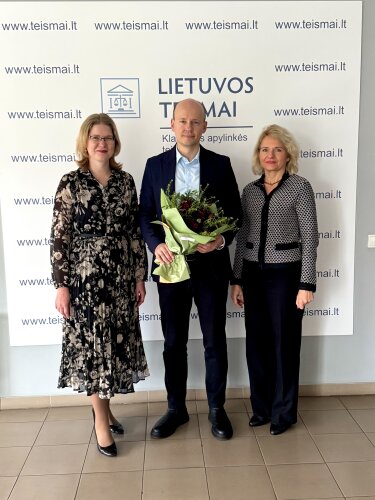 Darbą pradėjo Klaipėdos apylinkės teismo pirmininko pavaduotojas Vytautas Pliuskevičius