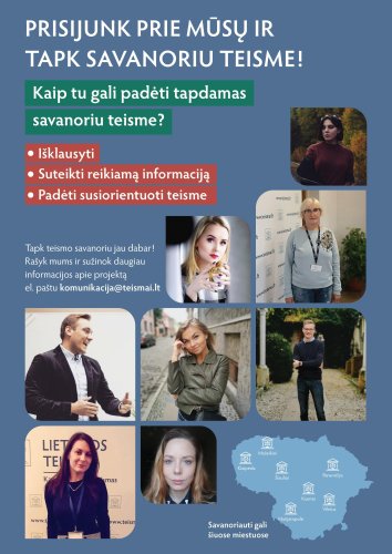 Savanorystė teisme