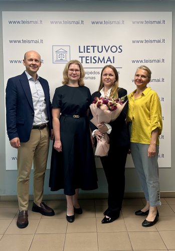 Naujose pareigose darbą pradėjo Klaipėdos apylinkės teismo pirmininko pavaduotoja Laura Kačinskienė