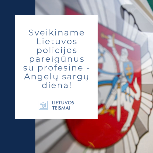Sveikinimas Angelų sargų dienos proga